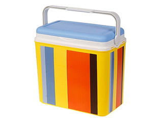 Cooling box, 24 L, striped