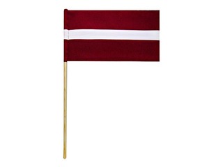 Latvijas Republikas karodziņš, 13x26cm