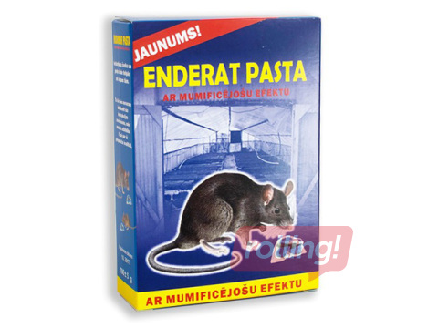 Žurku un peļu inde Ederat pasta ar mumificējošu efektu, 100g