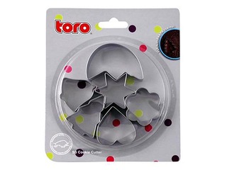 Cepumu-piparkūku formiņas, metāla, 6 gab.