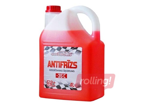 Antifrīzs AutoDuals Longlife -35C, sarkans, G12, 4l