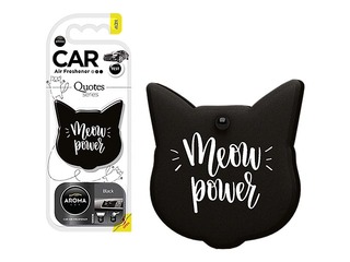 Auto gaisa atsvaidzinātājs Aroma Car Quotes Cat Blac