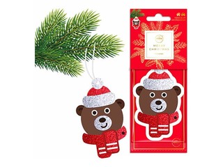 Auto gaisa atsvaidzinātājs Aroma Car X-Mass, Bear, Cinnamon