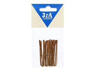 Lainelised juuksenõelad JZA, pruun, 4.5cm, 20 tk.
