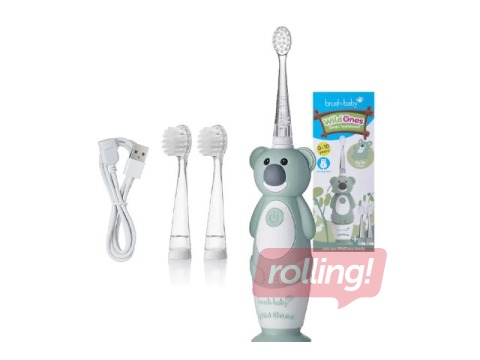 Elektriskā zobu birste soniskā Brush-baby, WildOnes Koala, 0-10 gadi
