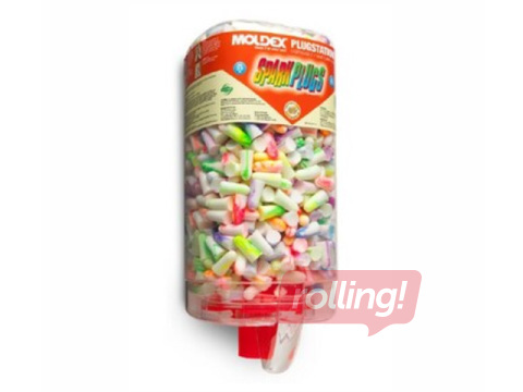 Turētājs – padevējs Moldex ar ausu aizbāžņiem Spark-Plugs, 250 gab.