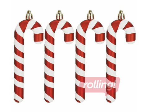 Ziemassvētku rotājumu komplekts Springos, 14cm, 4 gab.