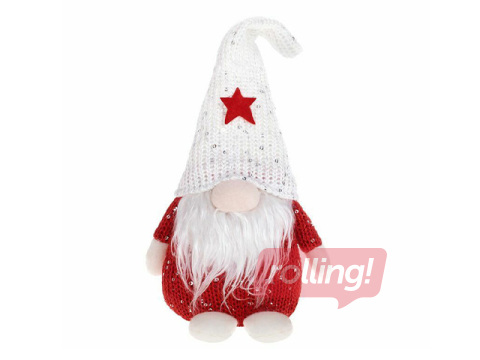 Ziemassvētku dekors Springos rūķis, 28cm