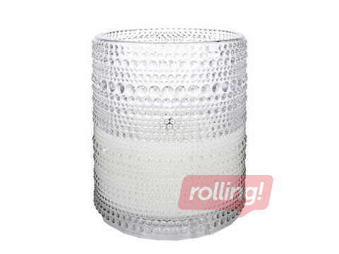 Svece LED Wings, Top, ar taimeri, balta, 10x12.5cm