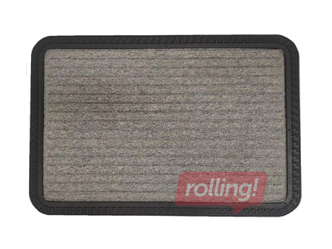 Ieejas paklājs Domoletti, ar gumijas pamatni, pelēks, 60x40cm