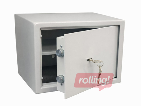 Seifs Valberg Arsenal 25, gaiši pelēks, 25×34×28cm