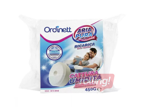 Mitruma absorbētāja papildināmā tablete Ordinett, neitrāla smarža, 450g