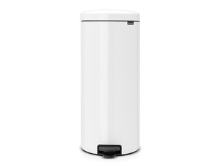 Atkritumu tvertne ar pedāli Brabantia, NewIcon, balta, 30l
