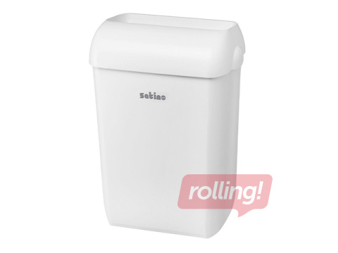 Atkritumu tvertne Satino, balta, 43l