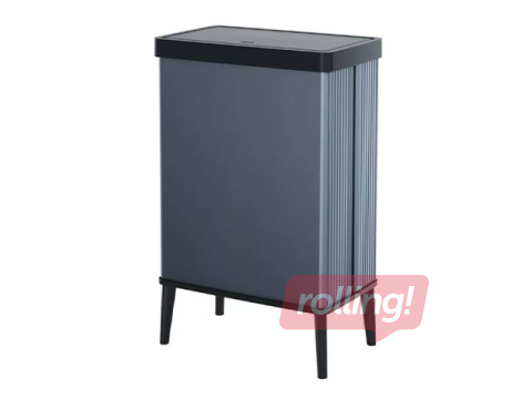 Atkritumu tvertne Curver, Verto High, ar kājām, pērļu zila, 54l