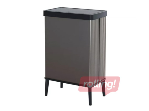 Atkritumu tvertne Curver, Verto High, ar kājām, pērļu pelēka, 54l