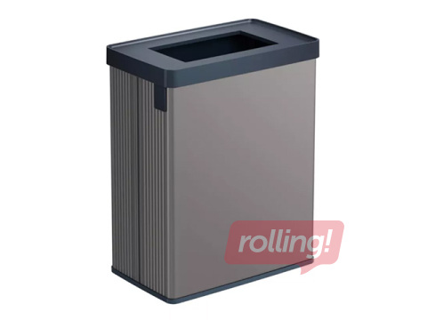 Atkritumu tvertne Curver, Verto Recycle, pērļu pelēka, 54l