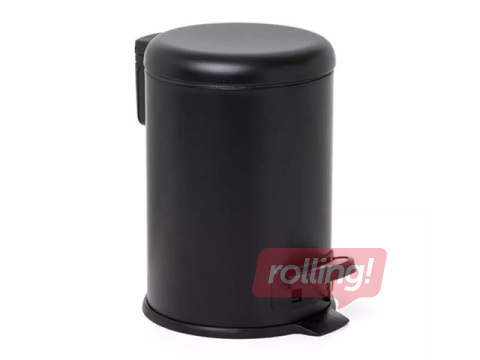 Atkritumu tvertne Tatay Nordic, nerūsējoša tērauda, melna, 3l