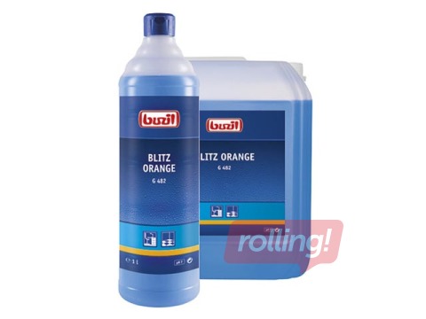 Neitrāls universāls alkoholu saturošs mazgāšanas līdzeklis Buzil G482 Blitz Orange, 1000ml