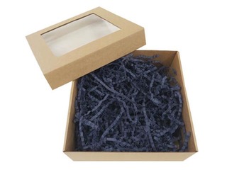 Paper shavings 20x20 cm, 150 g, dark blue