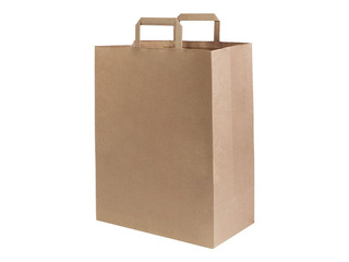 Maisiņi ar rokturiem, brūni, 220x100x240mm