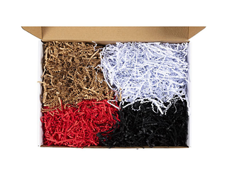 Papīra skaidas, 4 krāsas, 3mm, 4x50g