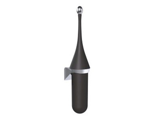 Tualetes birste Soft Touch, melna