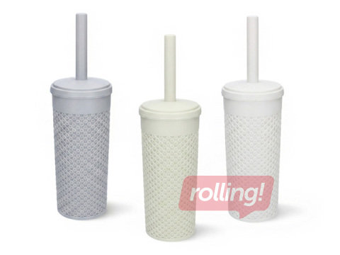 Tualetes birste Diamond, plastmasa, dažādas krāsas