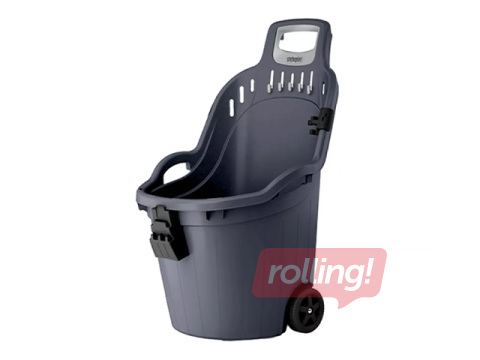 Dārza ķerra Stefanplast Helpy Cart, pelēka, 50l
