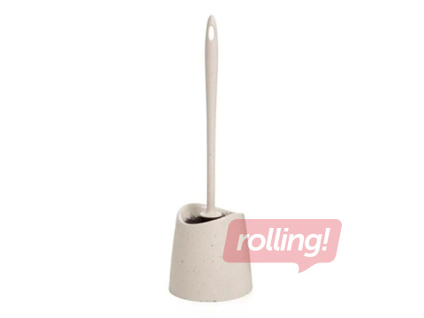 Tualetes birste Tatay Standard Ecohome, ar turētāju, plastmasa, bēša