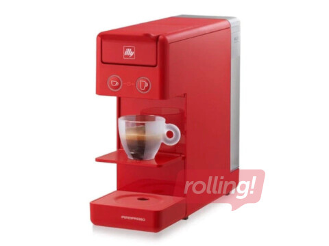 Kapsulu kafijas automāts Illy Y3.3, sarkans 