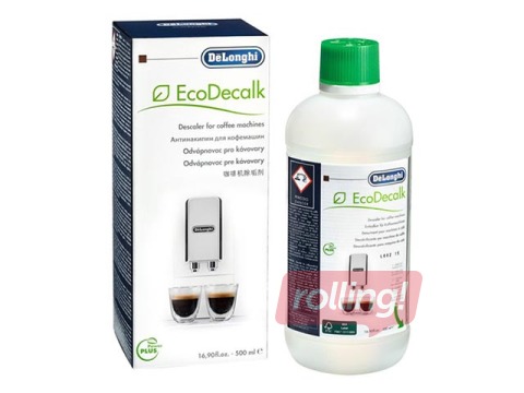 Atkaļķotājs kafijas automātiem DELONGHI EcoDecalk DLSC500, 500ml