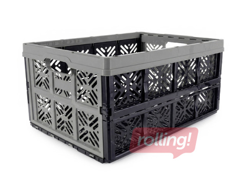 Kaste Keeeper, saliekama, plastmasas, pelēka, 32l