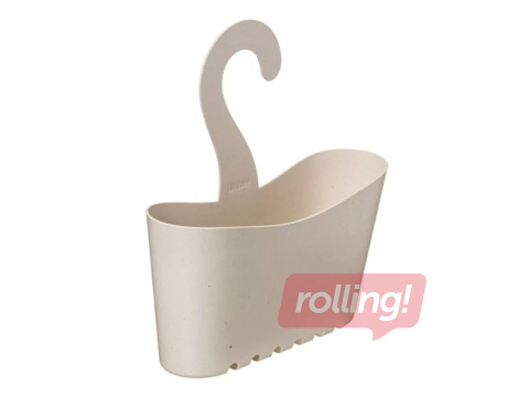 Dušas organizators Tatay Ecohome, uzkarināms, bēšs, 25x9x28cm