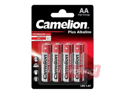 Baterijas Camelion Alkaline AA B4 1,5V, 4 gab. 