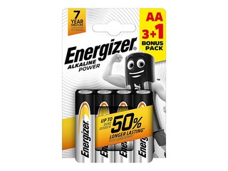 Baterijas Energizer Base Alkaline, AA B3+1,1.5V, 4 gab.