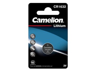 Baterija Camelion Lithium, tablešu tipa, CR 1632, 1 gab. 