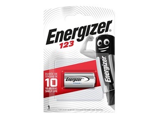 Baterija Energizer 123 Lithium, B1, 3V, 1 gab.