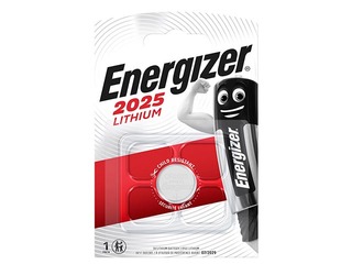 Baterija Energizer Lithium, tablešu tipa, CR 2025, 1 gab. 