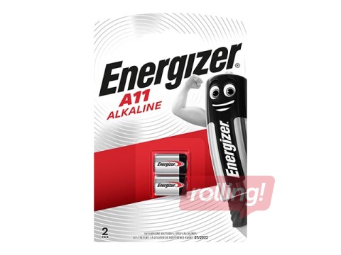 Baterijas Energizer A11, 6V, 2 gab.