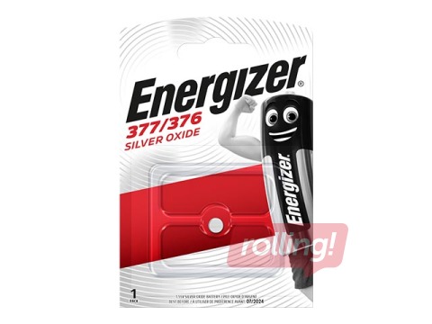 Baterija Energizer 377, 1.5V, 1 gab.