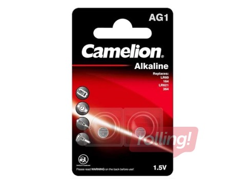 Baterijas Camelion Alkaline AG1/LR621/364, 2 gab.