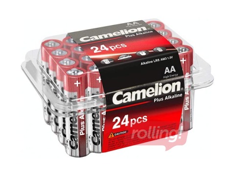 Baterijas Camelion Alkaline, AA B24, 1,5V, 24 gab.