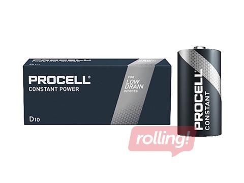 Baterijas Duracell Procell Alkaline Battery D (LR20), 1.5V (10gab)