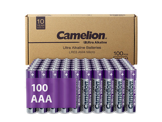 Baterijas Camelion, Ultra Alkaline, AAA B100, 1.5V, 100 gab.