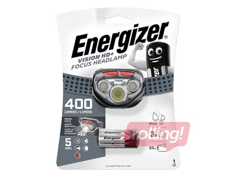 Galvas lukturis Energizer Vision HD Focus, 400lm, 3xAAA