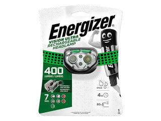 Lādējams galvas lukturis Energizer Vision Ultra HD, 400lm