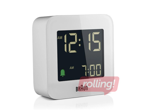 Modinātājpulkstenis Braun BC08, balts