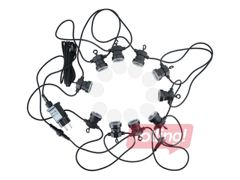 Gaismas virtene LED, virtene 5m, TARGET LED, 6 W, 400 lm, 2700K, silti balta