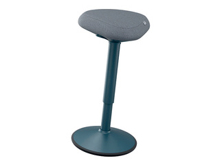 Aktīvās stāvēšanas krēsls Leitz Ergo, ar komfortablu sēdekli, pelēks